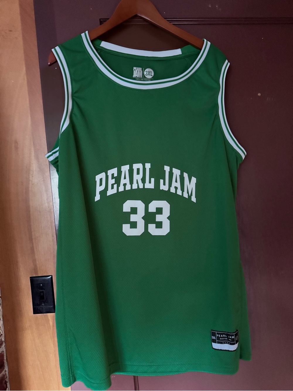 Pearl Jam Jersey tankTop with White Trim